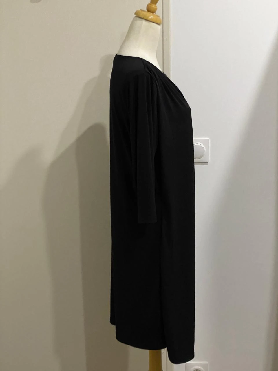 👗 Vestido envolvente negro M&S Mode - Talla XL 👗 – photo 5